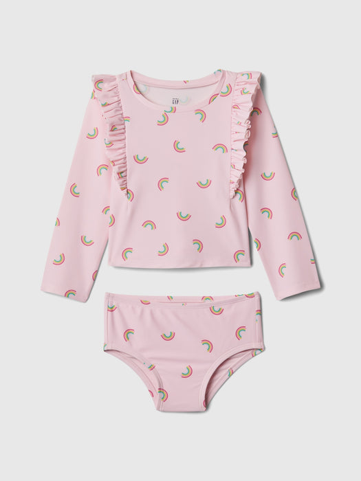 babyGap Ruffle Rash Guard Two-Piece