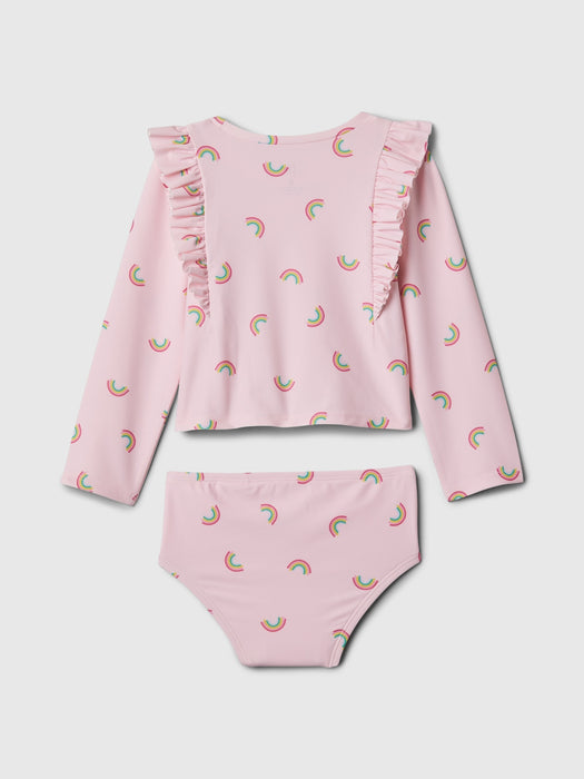 babyGap Ruffle Rash Guard Two-Piece