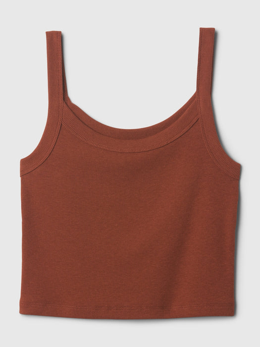 Modern Rib Cropped Tank Top