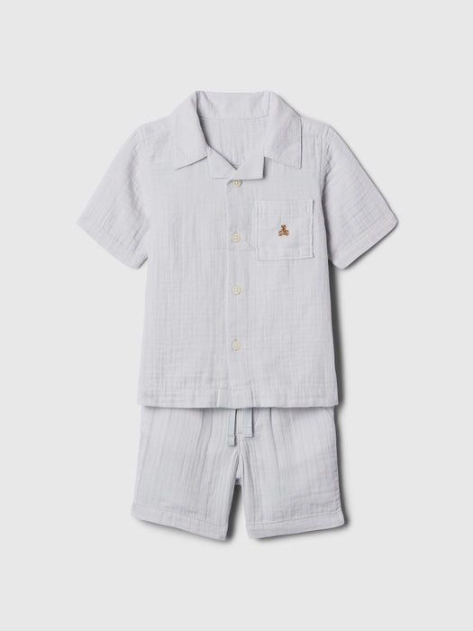 babyGap Crinkle Gauze Outfit Set