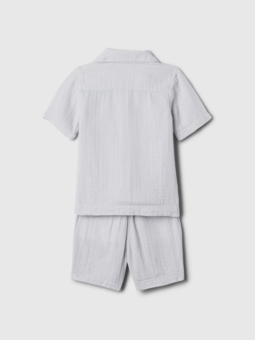 babyGap Crinkle Gauze Outfit Set