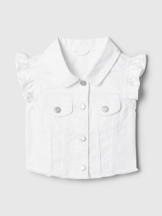 babyGap Ruffle Icon Denim Vest