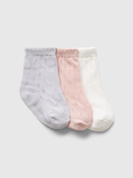 Baby First Favorites Crew Socks (3-Pack)