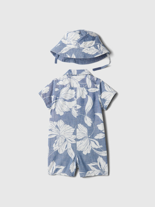 Baby Floral Shorty Set