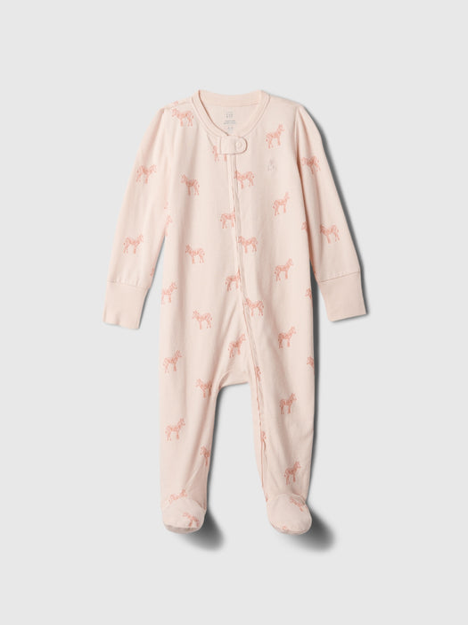 Baby First Favorites Organic Cotton Footed One-Piece