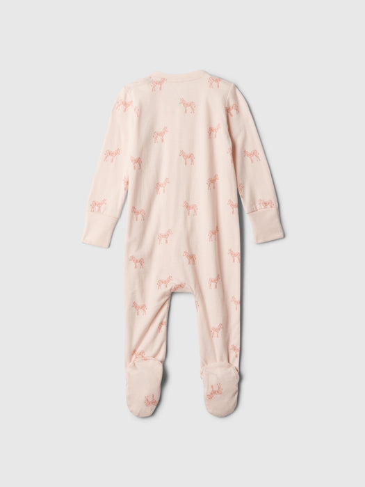 Baby First Favorites Organic Cotton Footed One-Piece