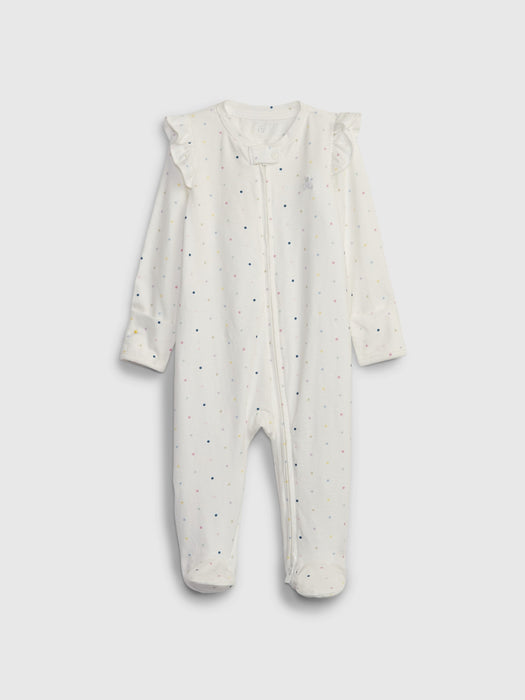 Baby First Favorites Organic Cotton Footed One-Piece