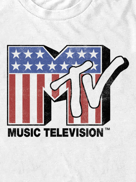 MTV American Flag Graphic Tee