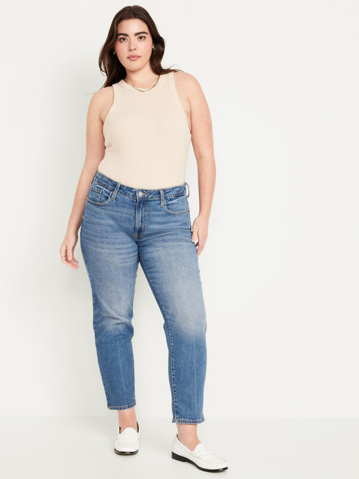 Mid-Rise OG Straight Ankle Jeans