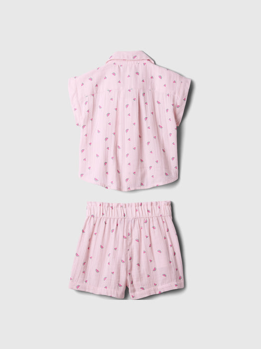 babyGap Crinkle Gauze Two-Piece Outfit Set