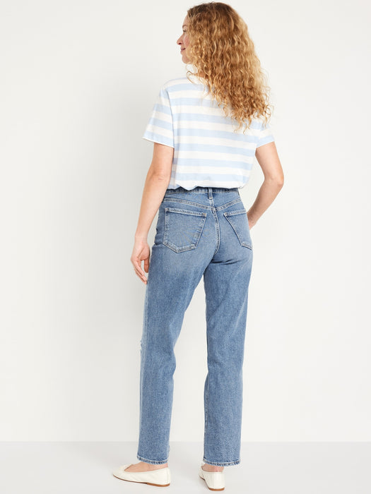 High-Waisted OG Loose Ripped Jeans