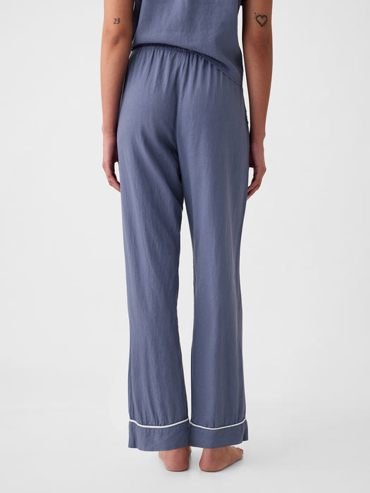 Linen-Blend PJ Pants