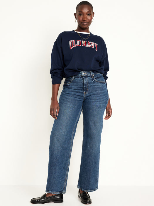 Extra High-Waisted Wide-Leg Jeans