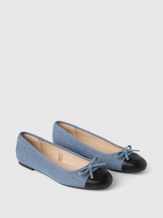 Denim Ballet Flats