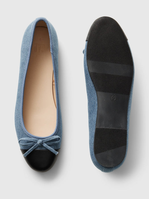 Denim Ballet Flats