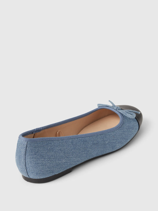 Denim Ballet Flats