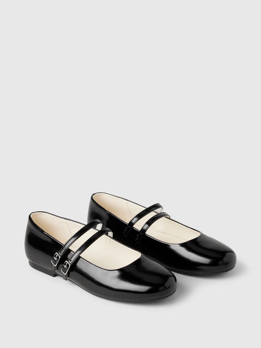 Kids Double-Strap Ballet Flats