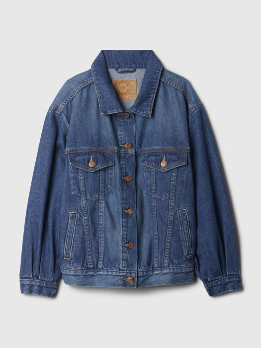 Gap &#215; DÔEN Kids Oversized Icon Denim Jacket