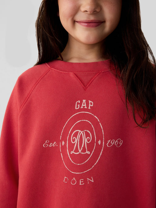 Gap &amp;#215 DÔEN Kids Vintage Soft Logo Sweatshirt