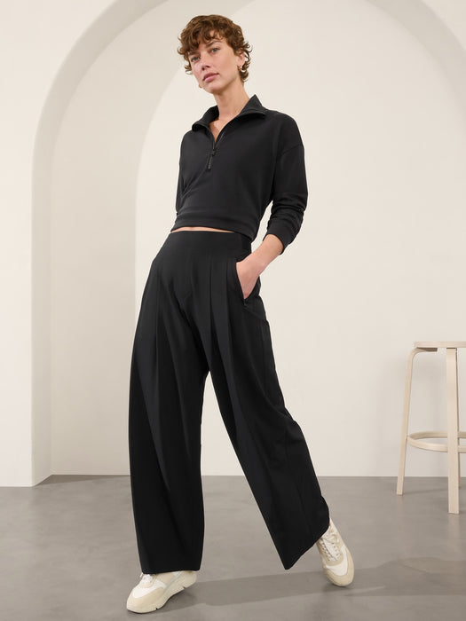 Brooklyn Heights High Rise Pleated Wide Leg Pant