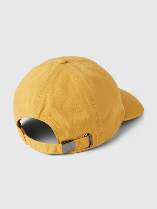 Organic Cotton Washed Baseball Hat