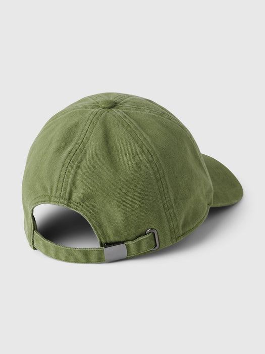 Organic Cotton Washed Baseball Hat