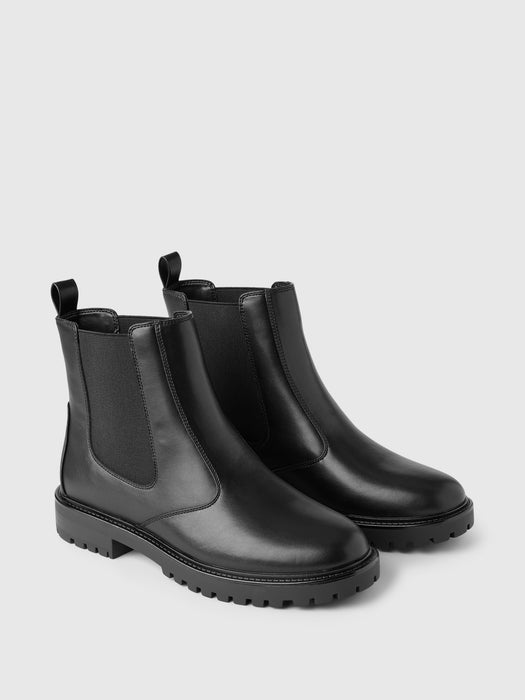 Vegan Leather Chelsea Boots