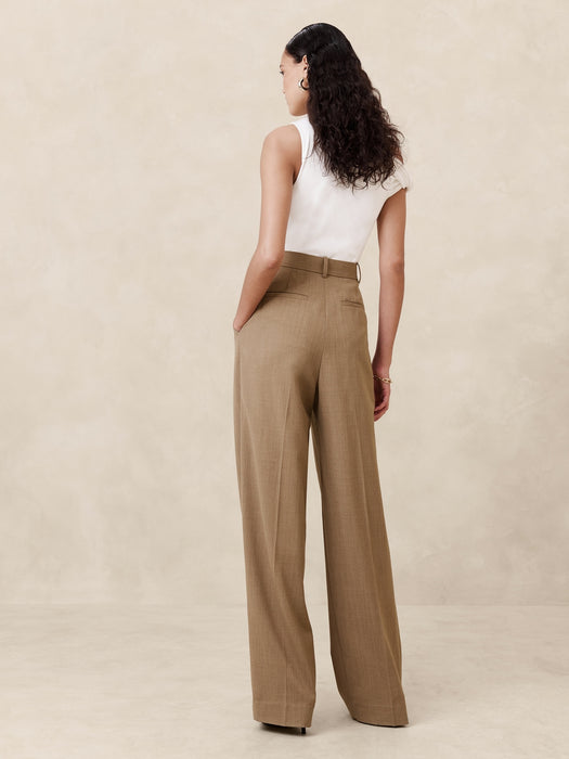 Siena Wide-Leg Italian Wool Pant