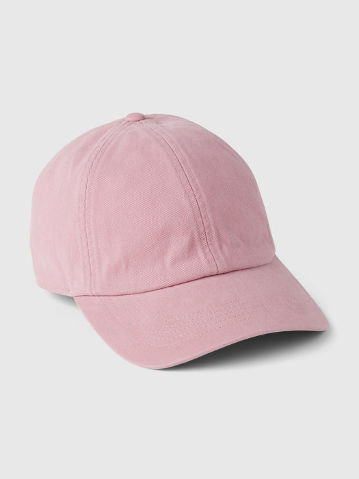 Organic Cotton Washed Baseball Hat