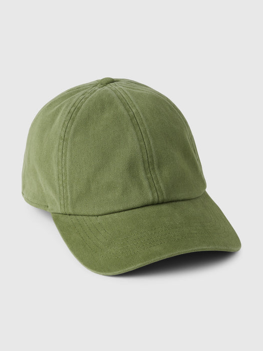 Organic Cotton Washed Baseball Hat