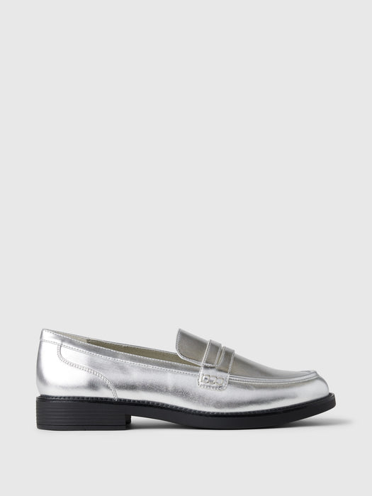 Vegan Leather Loafers