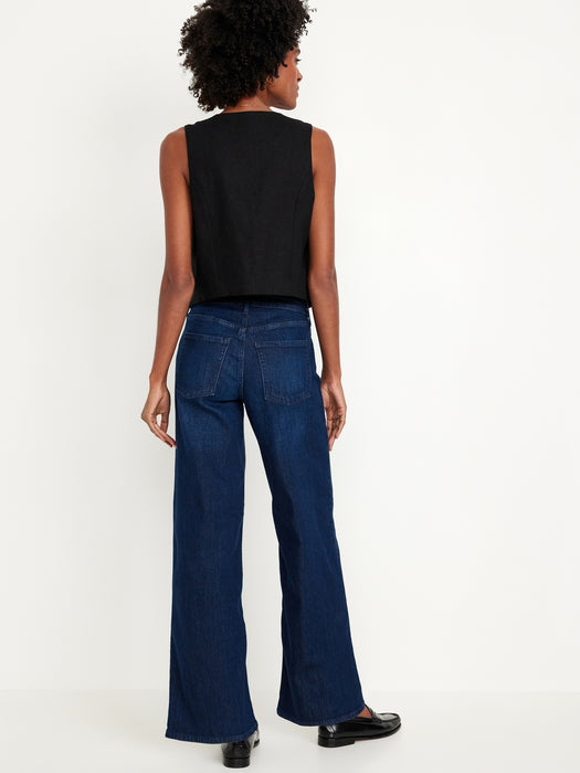 High-Waisted Wow Wide-Leg Jeans