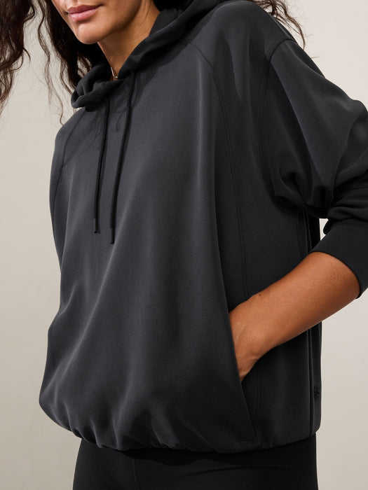 Seasoft Bubble Hem Hoodie