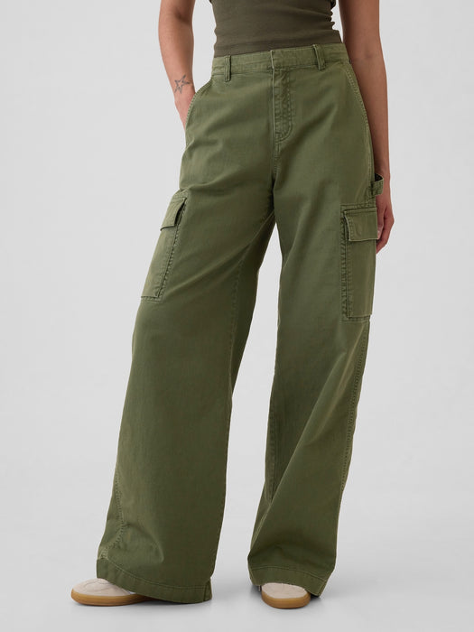 Low Rise Cargo Baggy Khakis