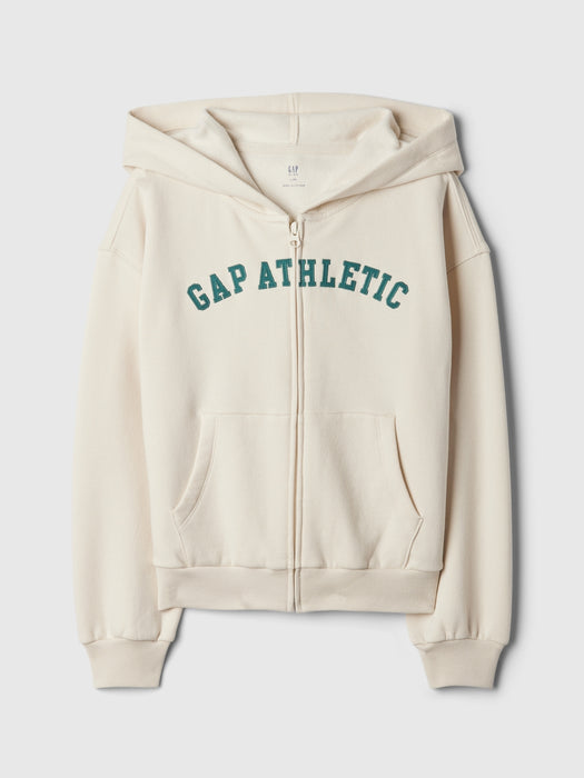 Kids Vintage Soft Gap Logo Zip Hoodie