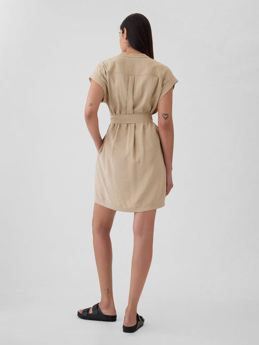 Utility Mini Shirtdress