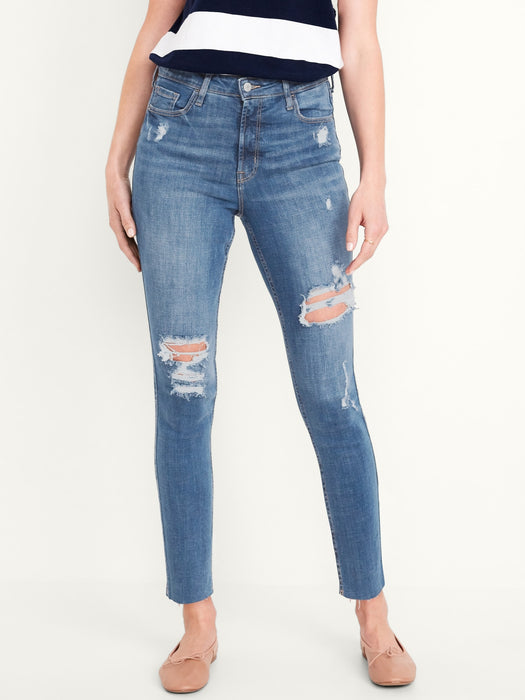 Extra High-Waisted Rockstar 360° Stretch Super-Skinny Jeans