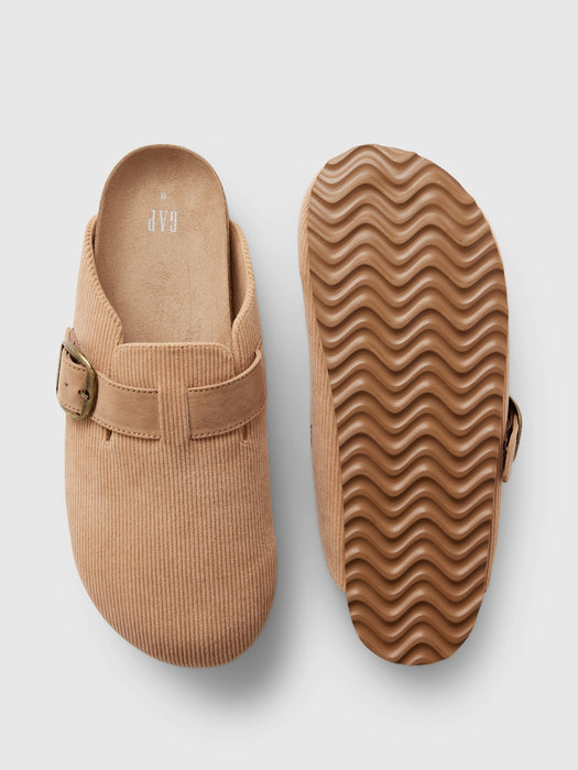 Corduroy Clogs