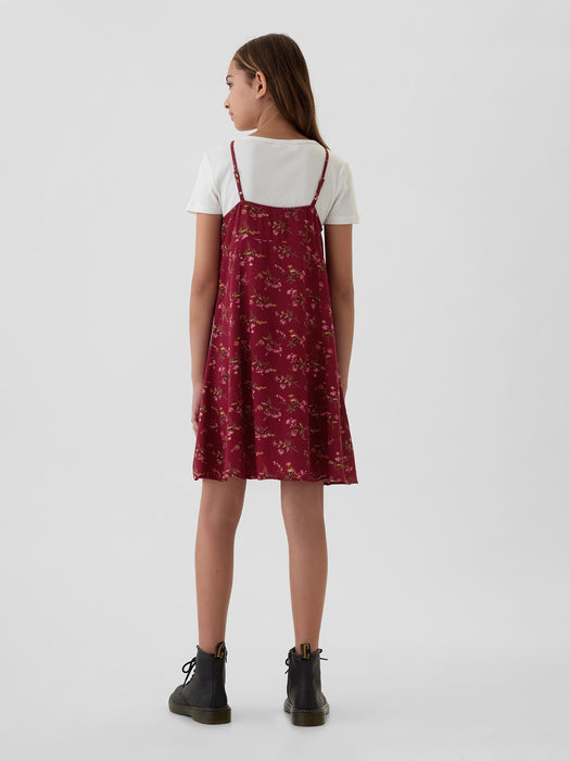 Kids Button-Front Slip Dress