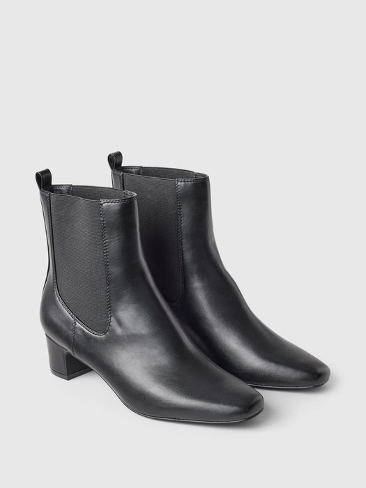 Vegan Leather Ankle Boots