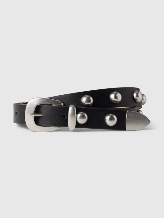 Vegan Leather Studded Belt