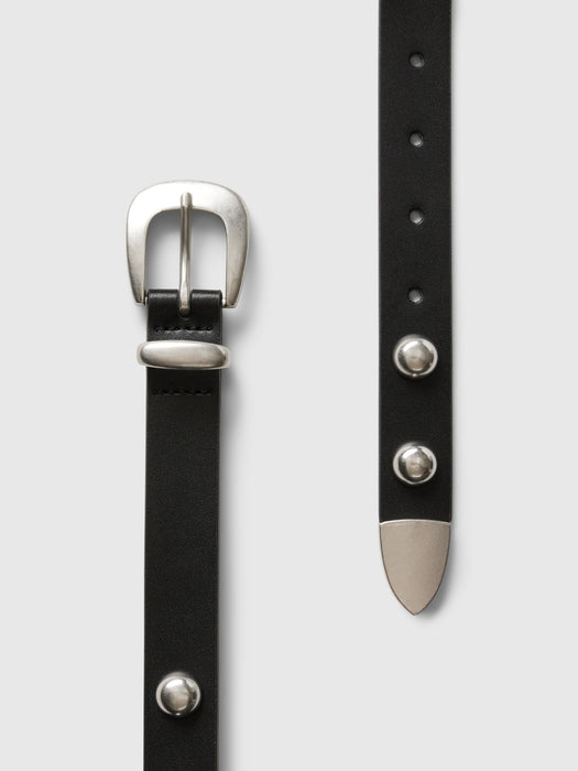 Vegan Leather Studded Belt