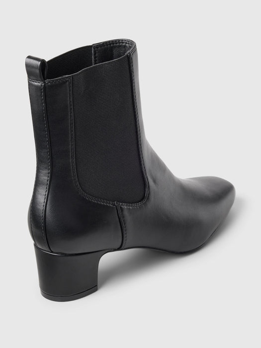 Vegan Leather Ankle Boots