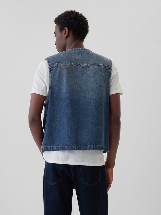 Utility Denim Vest