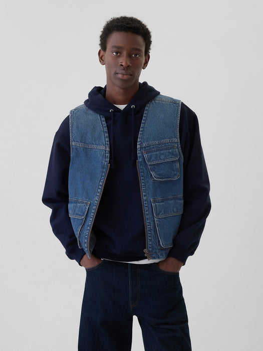 Utility Denim Vest