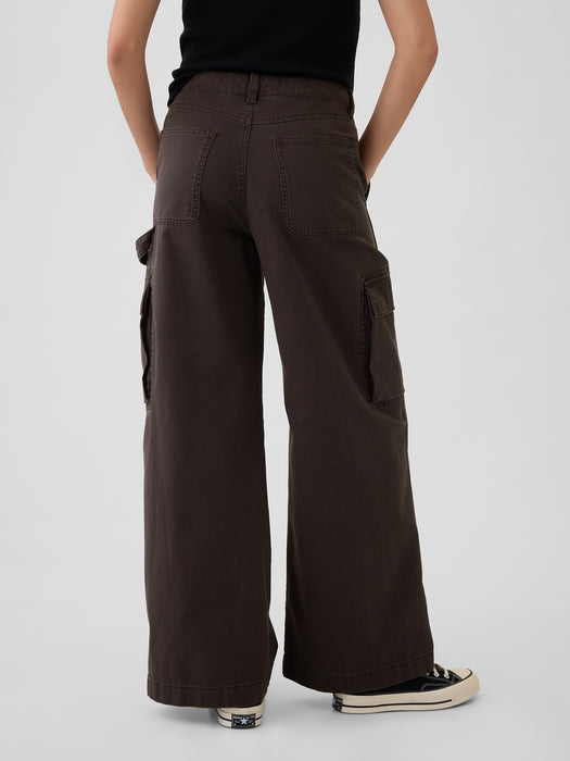 Low Rise Cargo Baggy Khakis