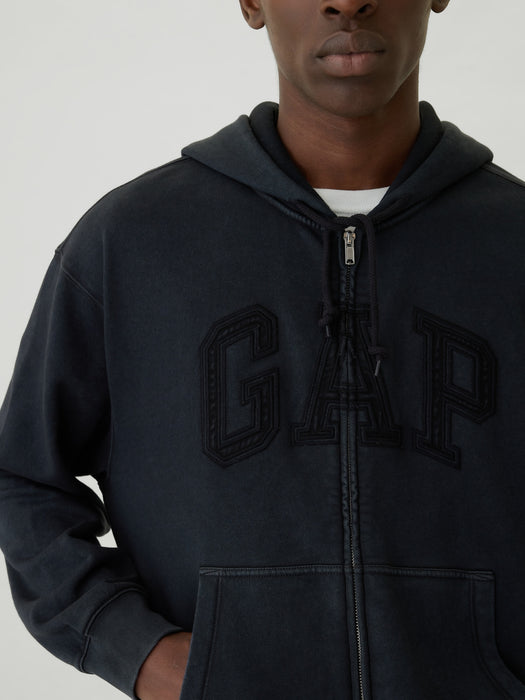 Logo Zip Hoodie