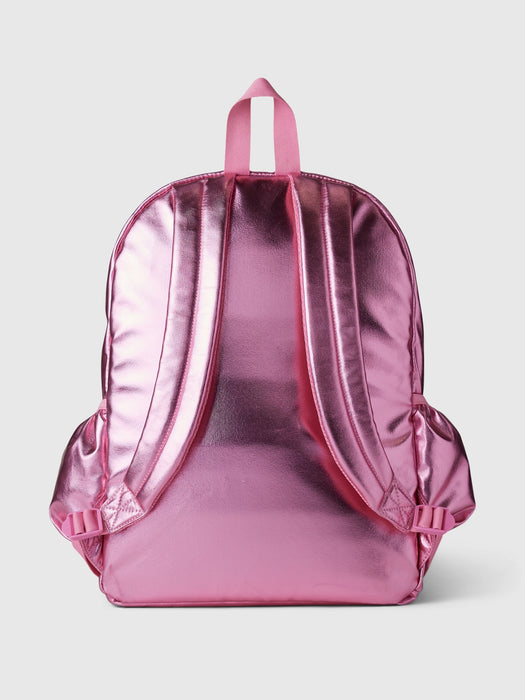 Kids Recycled Metallic Heart Backpack