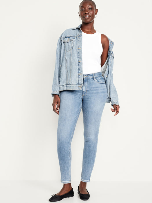 Mid-Rise Rockstar Super-Skinny Jeans