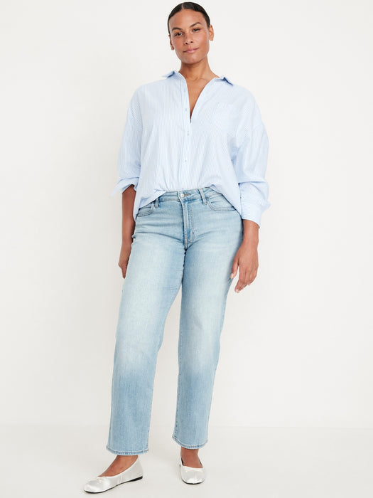 High-Waisted Wow Loose Jeans